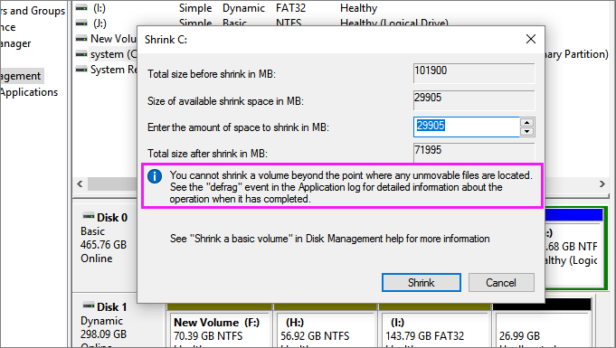 Windows non è in grado di ridurre il volume in Windows 10/8/7.