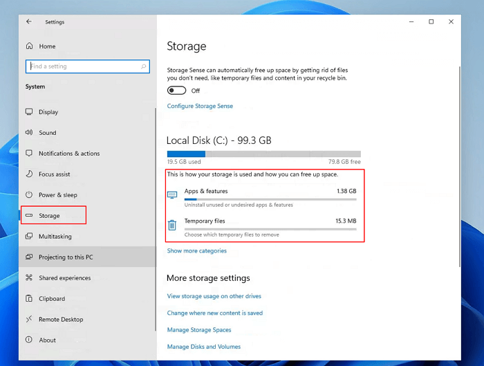 controllare lo spazio del disco windows 11 - 2