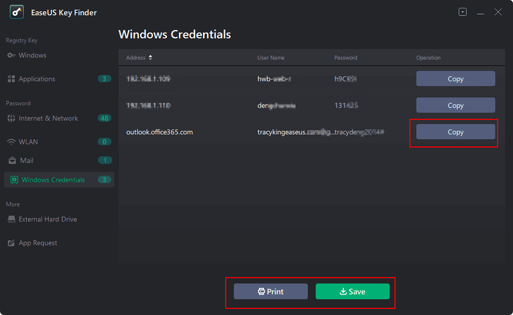 Speichern Sie Benutzernamen und Passwörter für Windows-Anmeldeinformationen gleichzeitig