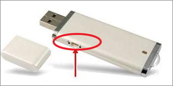 die Festplatte ist schreibgeschützt - prüfen Sie den USB-Schalter