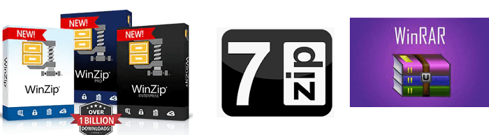 utilizzare lo strumento zip per correggere i file a 0 byte