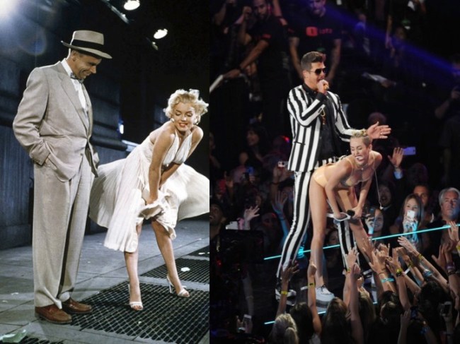 Marilyn and Miley Marilyn and Miley