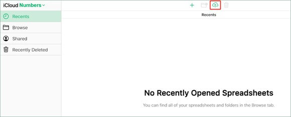 apri il file Numbers in Excel con iCloud - 2