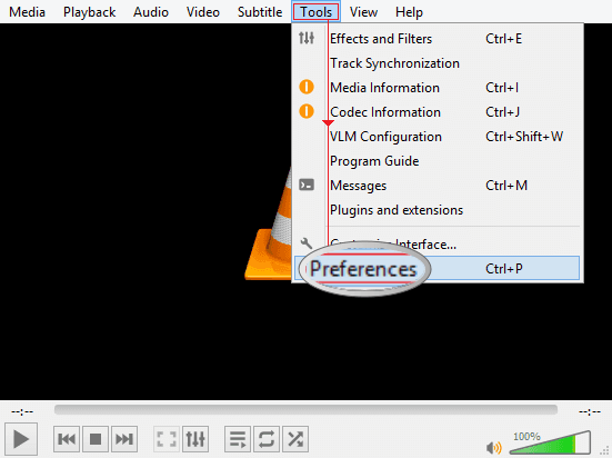 riparare mp4 video file danneggiati utilizzando VLC - passo 3