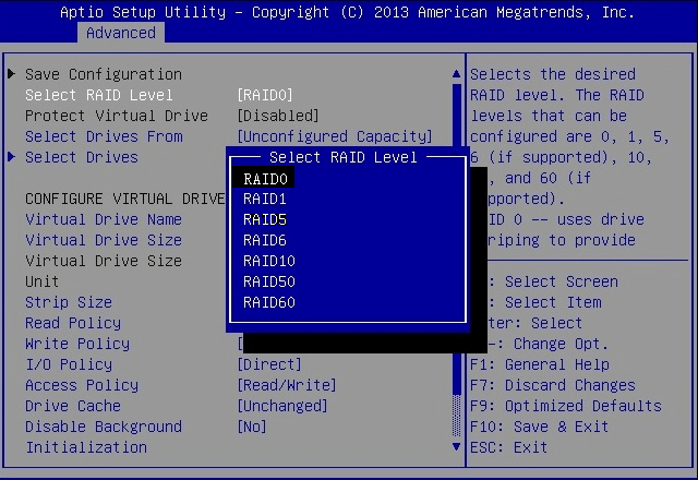 RAID im BIOS erstellen