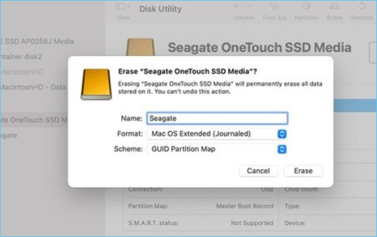 mac os esteso (journaled)