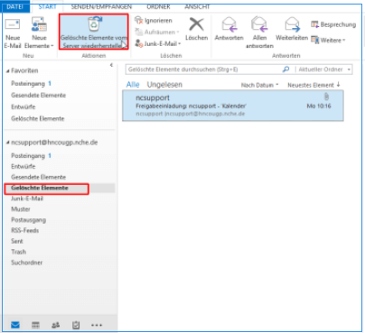 gelöschte Windows 10 Outlook E-Mails wiederherstellen -2