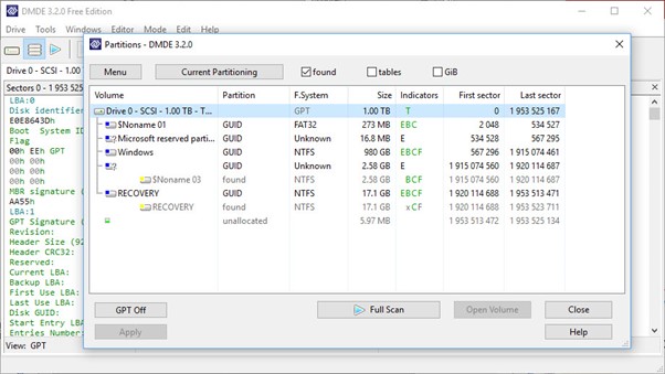DMDE Free Edition