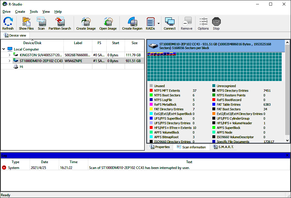 beste Datenrettungssoftware für Windows 11 - R-Studio