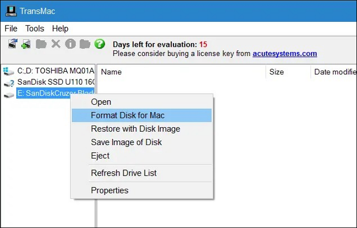 Datenträger für Mac formatieren