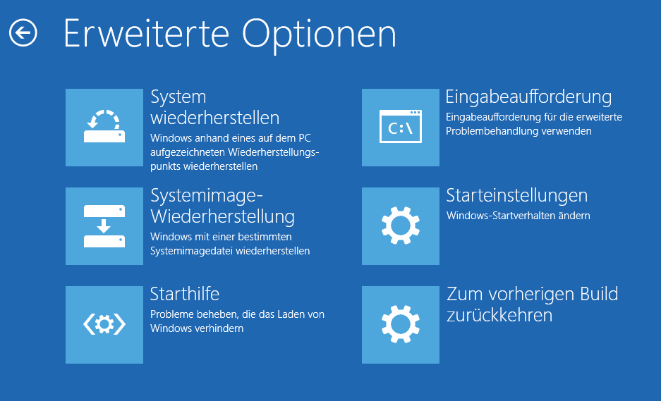 Reparatur des automatischen Starts von Windows