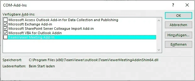 add-ins in excel deaktivieren