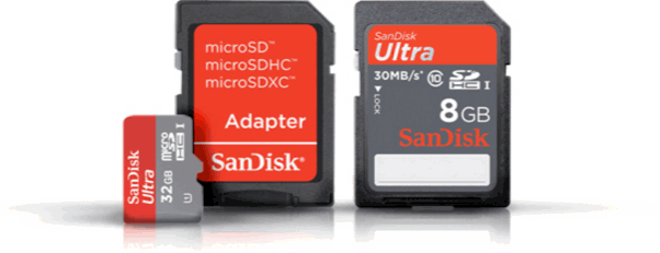 sandisk karte