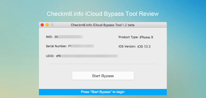 Check8m iCloud Bypass