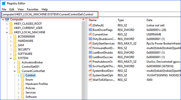 Modificare la protezione da scrittura con Editor del Registro di sistema - 2