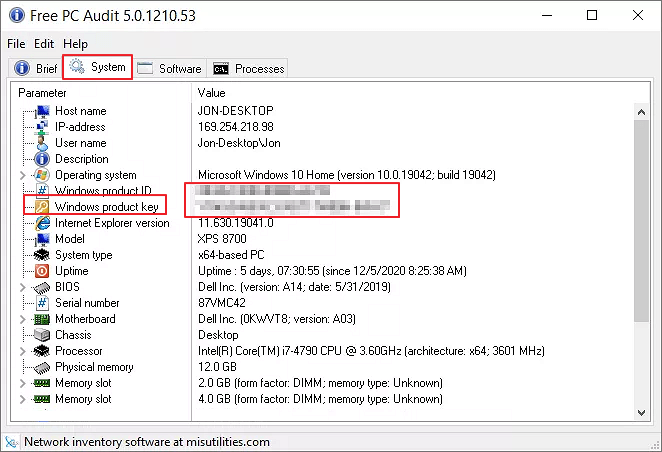 Free PC Audit
