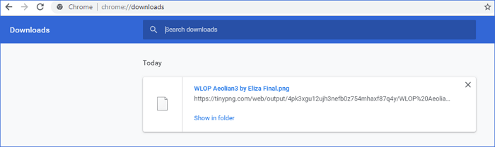 come correggere i download che non vengono visualizzati- 1