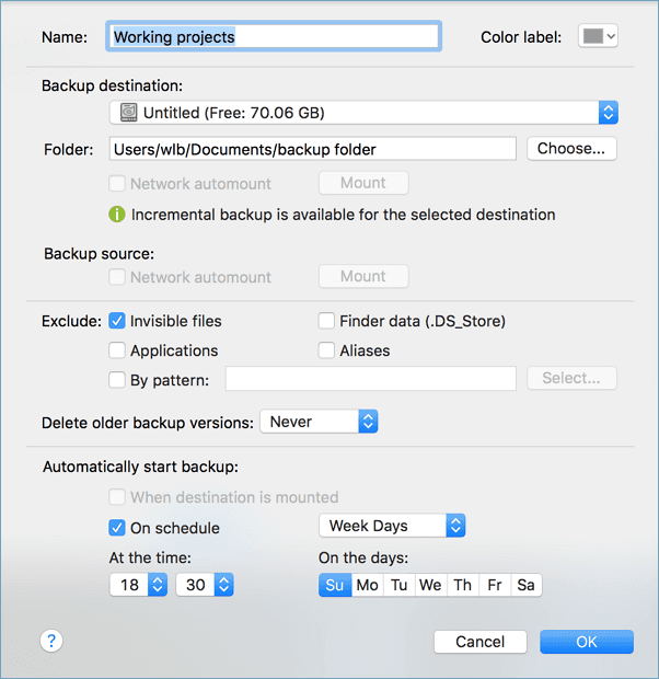 Mac-Daten ohne Time Machine sichern.