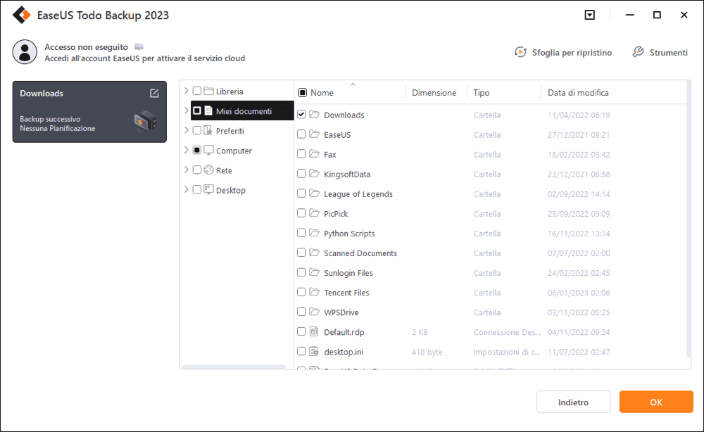 backup file passo 3