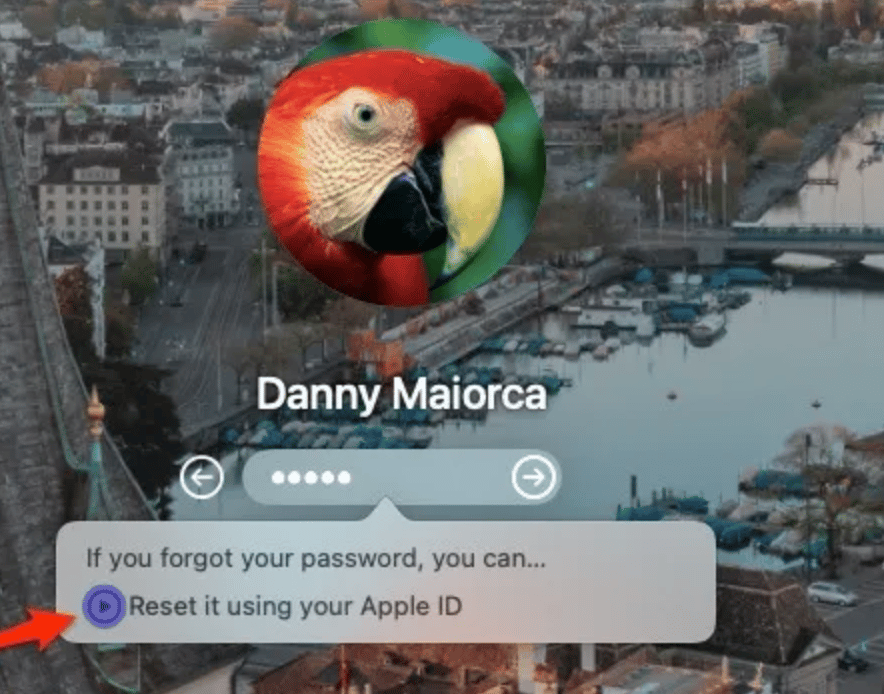 zurücksetzen mit apple id
