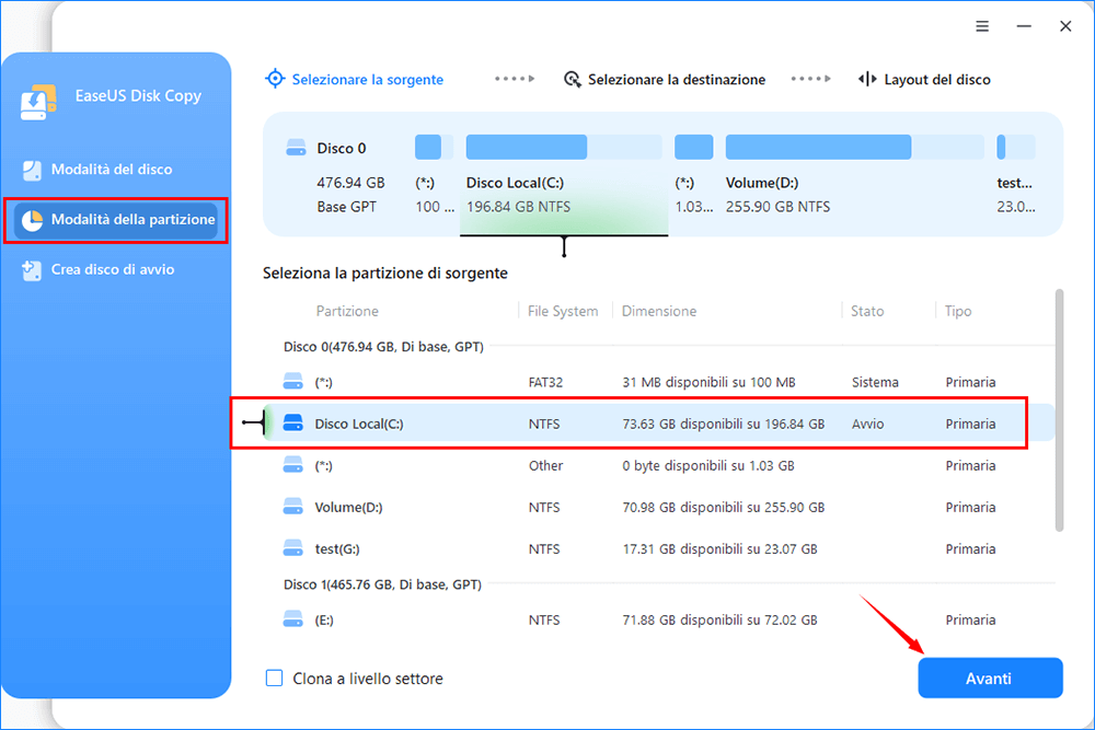 copia windows su usb con Disk Copy