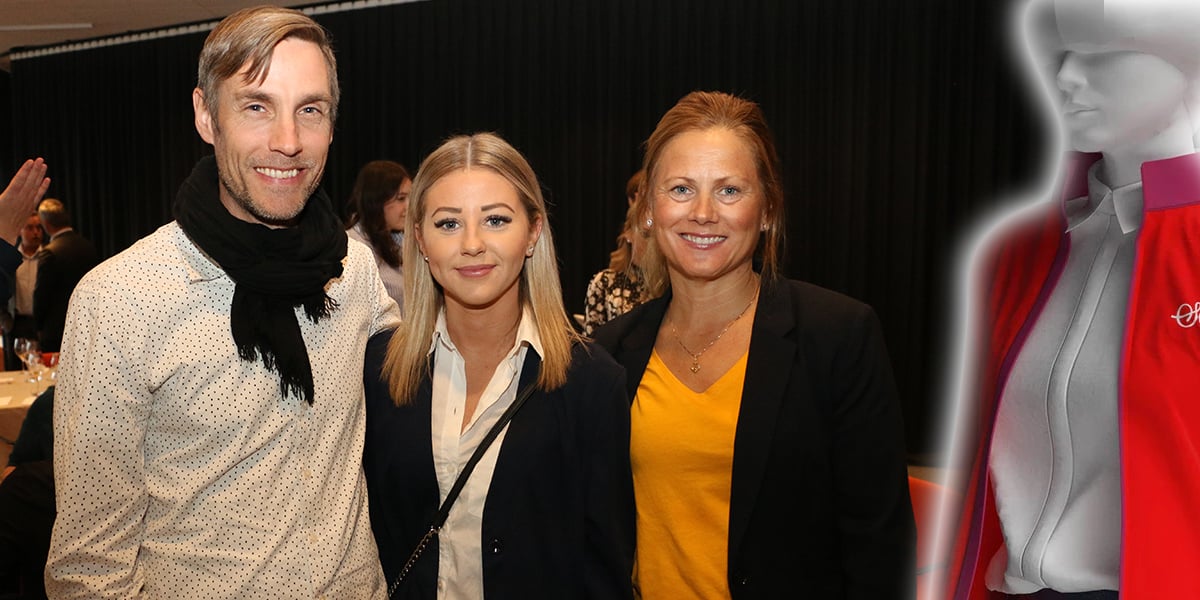 Till höger Jenny Ferry från Sigr, på bilden tillsammans med medarbetarna Fredrik Petrusson och Julia Nordin.