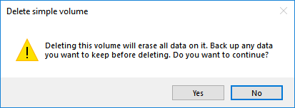 Partition löschen, um den Fehler GPT entry array crc is wrong zu beheben