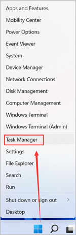 Task-Manager wählen