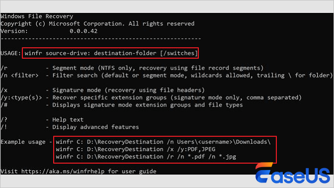 recover deleted files with Windows File Recovery