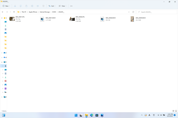 So übertragen Sie Dateien vom iPhone auf den PC in Windows 11