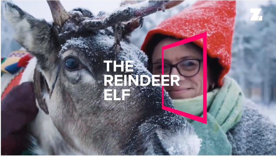 Johanna Kiviniemi Santa Claus Reindeer in Rovaniemi Lapland Finland
