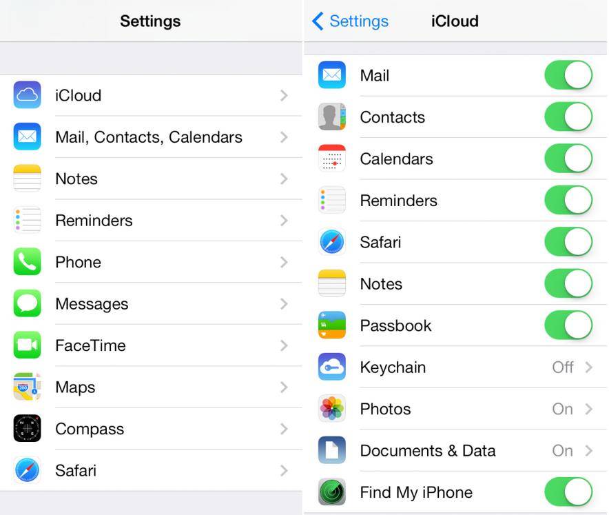 Deaktivieren Sie die App-Sicherung über iCloud