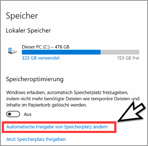Temp-Dateien automatisch löschen.