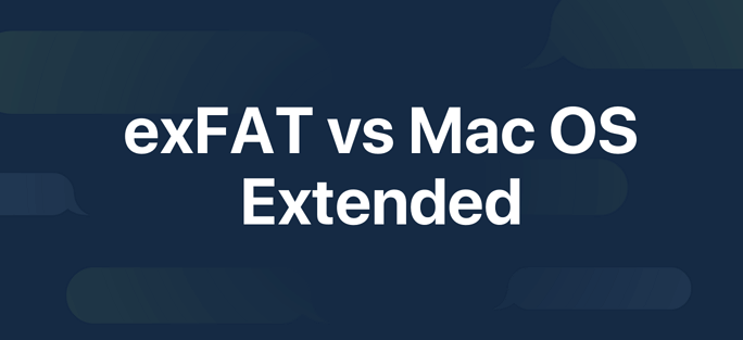 exFAT vs Mac OS esteso