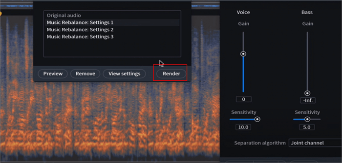 rendering dell'izotopo RX 7
