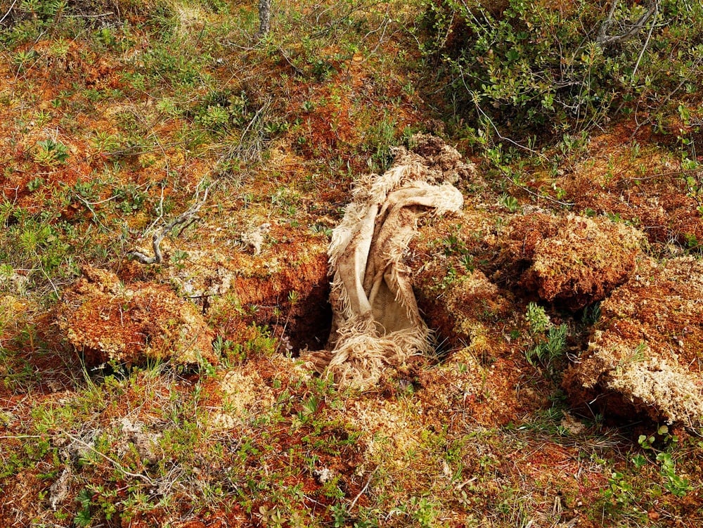 Ida Isak Westerberg. Processbild från Sompansensvuouma, Tornedalen.