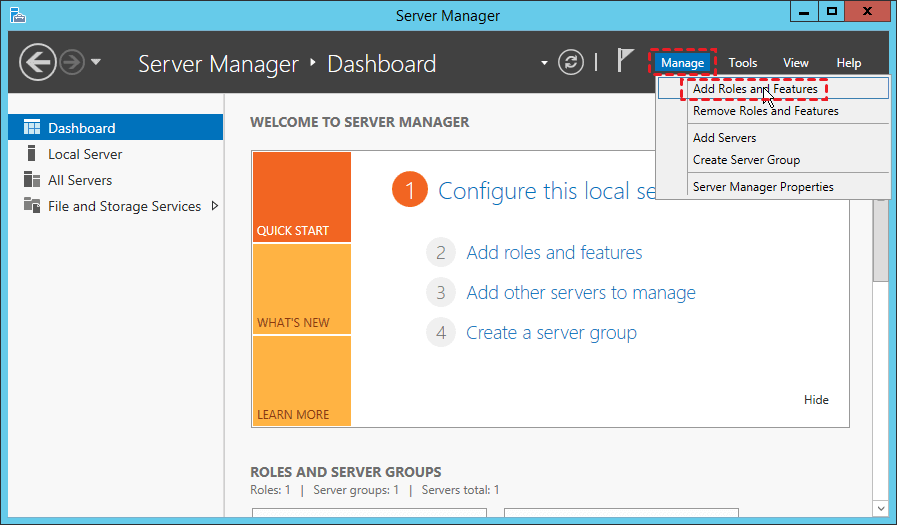 Windows Server Migrationswerkyeuge starten