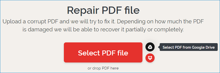 Beschädigte PDF-Dokumente online reparieren - ilovepdf