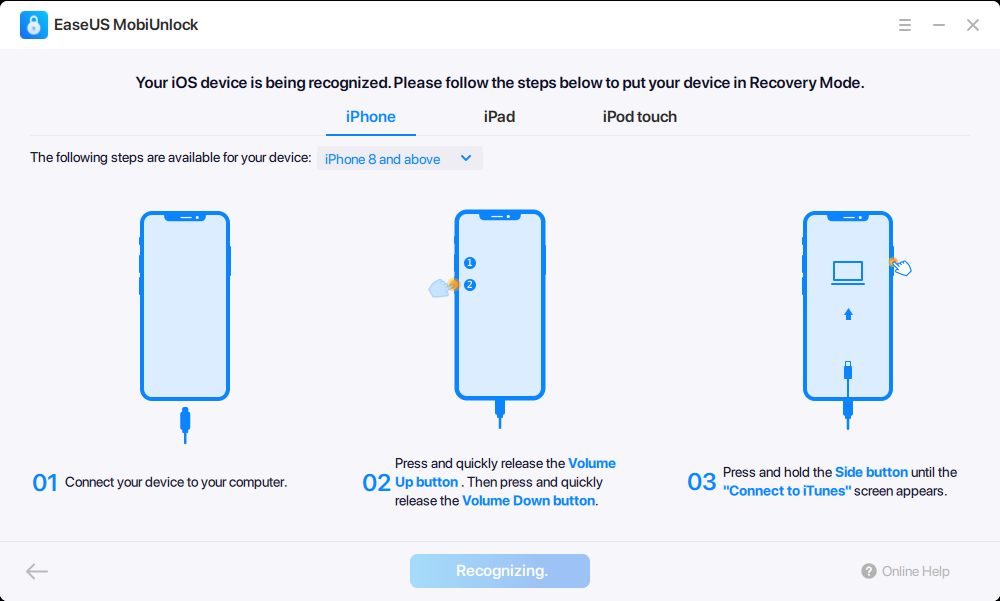 installare EaseUS MobiUnlock