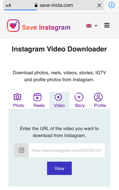 Online Instastream Reels Audio-Downloader