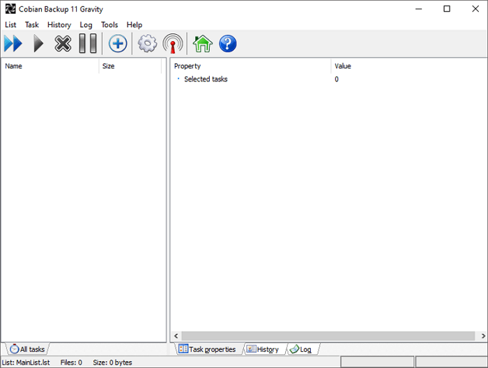 Software open source di backup Cobian