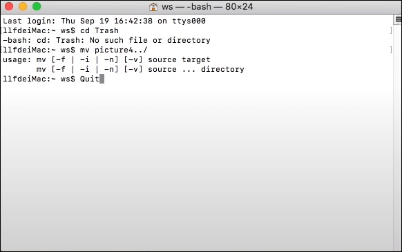 Gelöschte Dateien aus dem Papierkorb mit Mac Terminal wiederherstellen