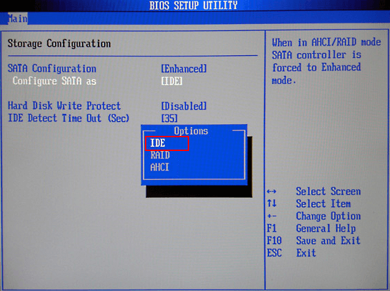 abilita ssd m2 in bios
