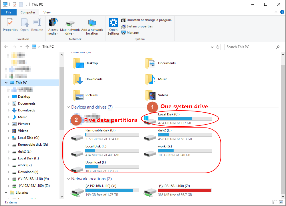 Wischen Sie eine Festplatte - ohne Windows zu löschen Beispiel