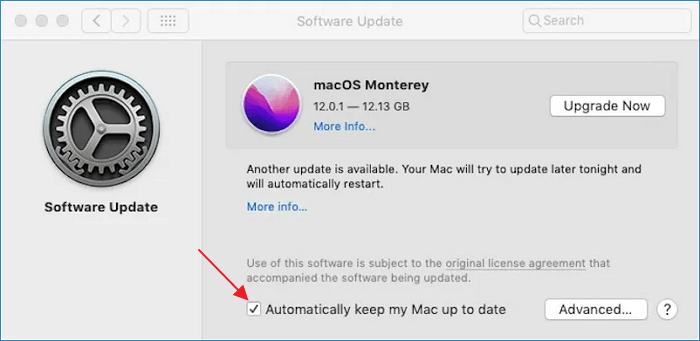 Automatische macOS-Aktualisierung einschalten