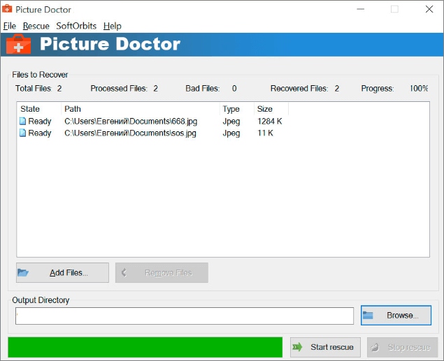 beste Fotoreparatursoftware für PC - Picture Doctor