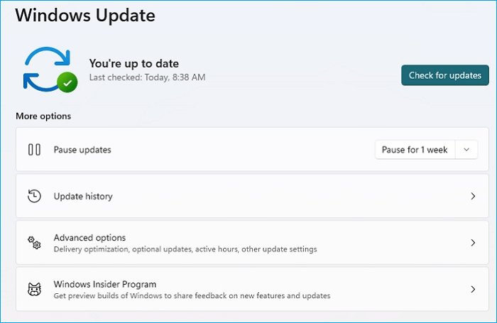 Windows Update überprüfen