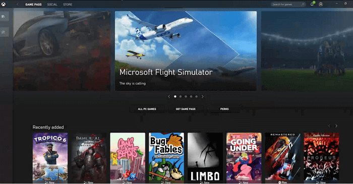Windows 11 Gaming-Funktionen - Xbox Game Pass