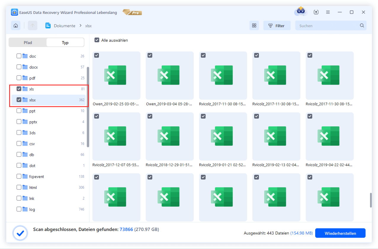beschädigte Excel-Dateien reparieren
