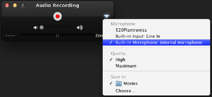 come registrare audio in streaming su mac